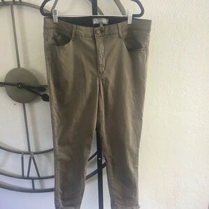 Tan Cropped Pants